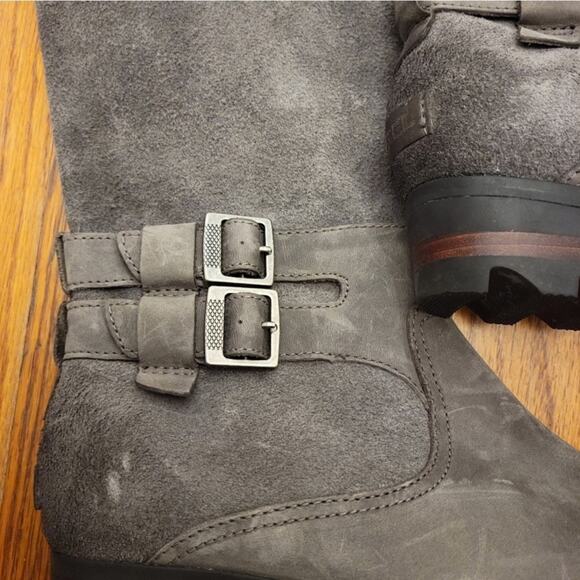 Sorel Lola women's tall boots sz 9.5 in gray - Picture 2 of 8